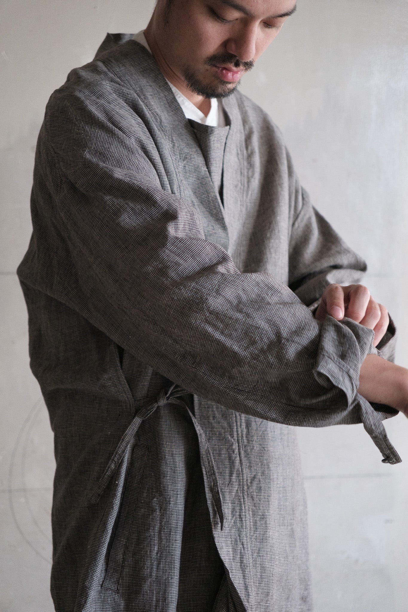 ARTS & SCIENCE Fake samue jacket - Mini hound's tooth check