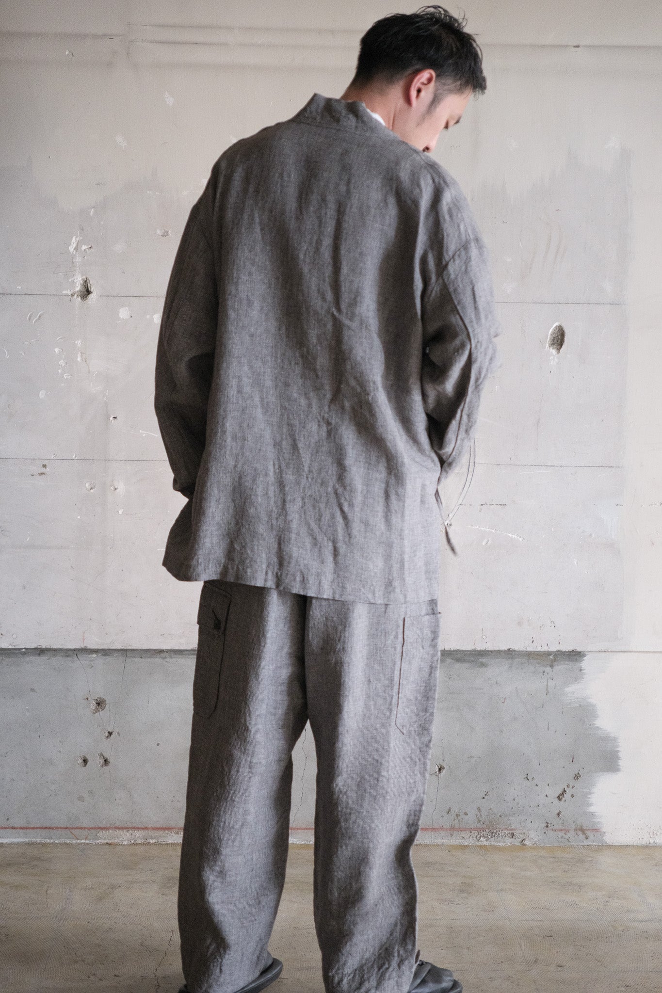 ARTS & SCIENCE Fake samue jacket - Mini hound's tooth check