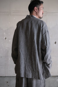 ARTS & SCIENCE Fake samue jacket - Mini hound's tooth check linen