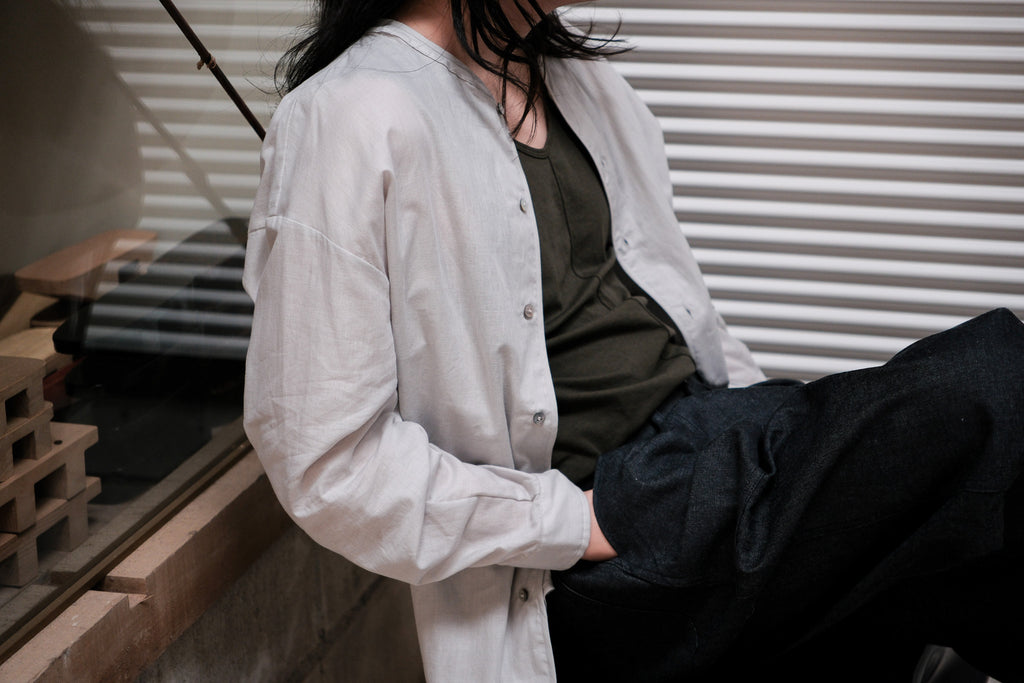 amachi　Medium of flow Framed Shirt