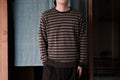 evan kinori　Thin Stripe Sweater Linen