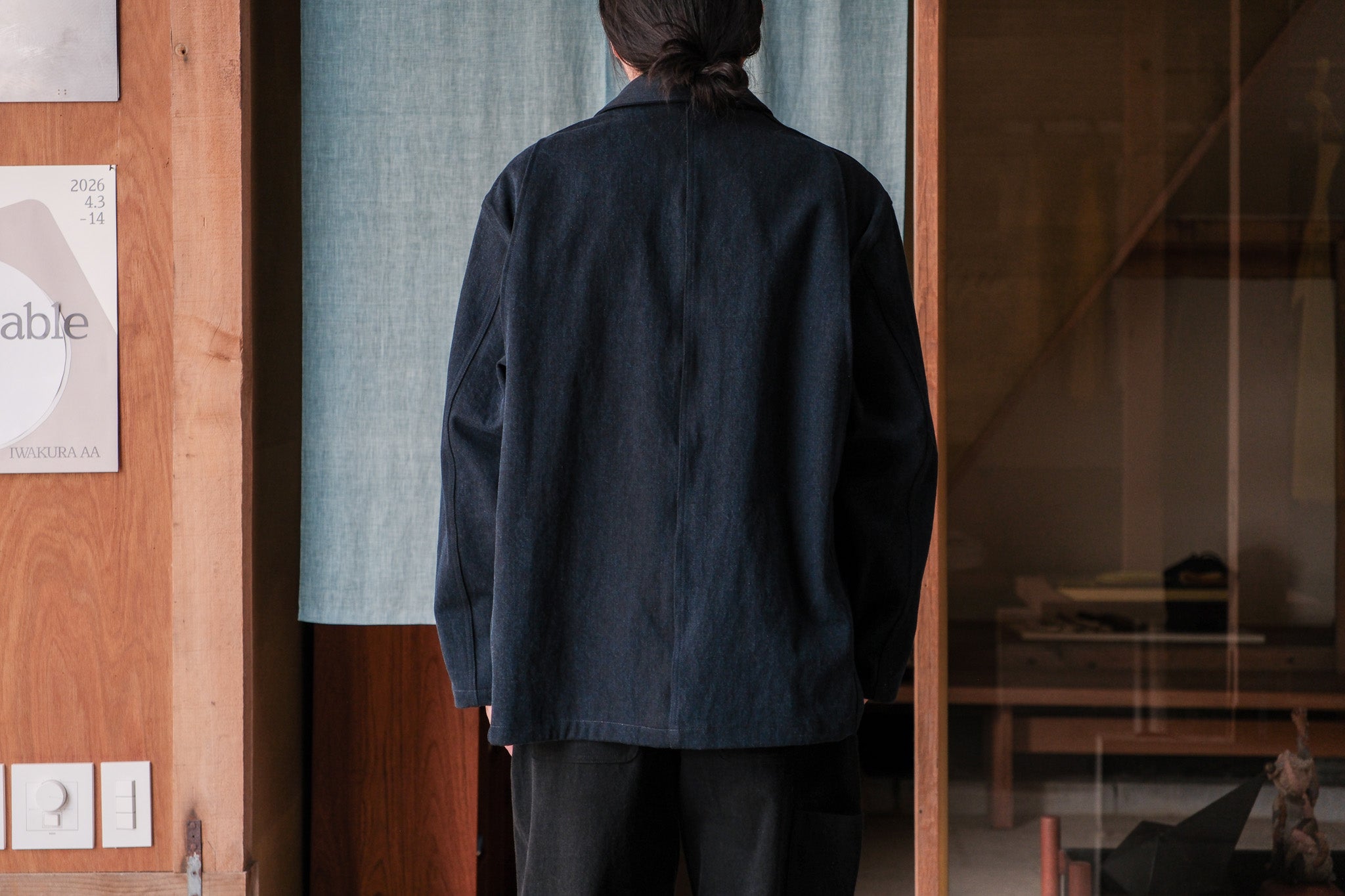 MAN-TLE　R20J2 "Jebok Jacket" Blue Sumi Organic Denim