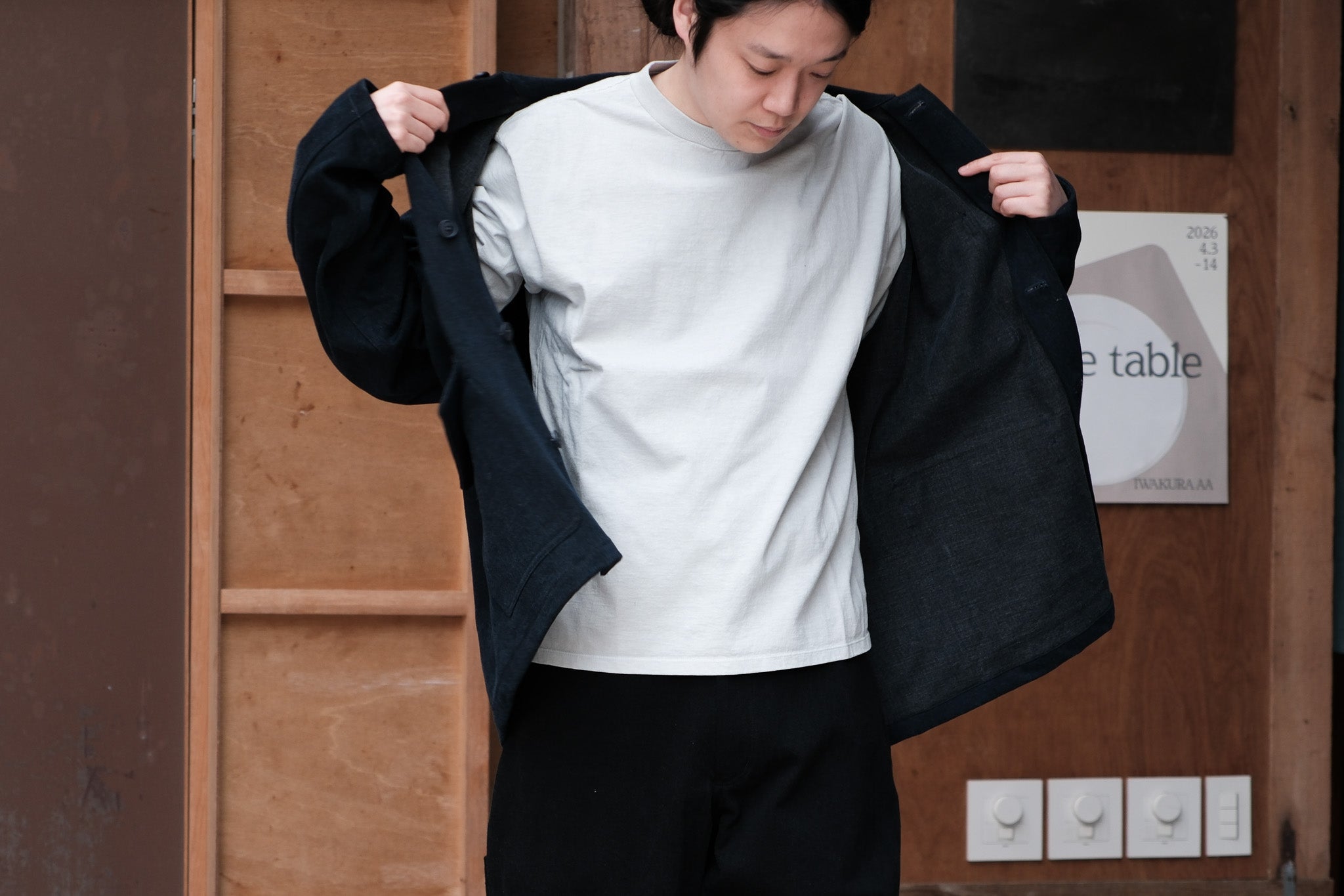 MAN-TLE　R20J2 "Jebok Jacket" Blue Sumi Organic Denim