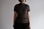 MALU　26SS ROSE Mock Neck Cap Sleeve