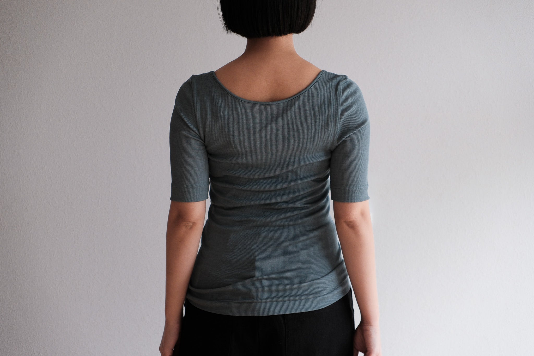 MALU JODY -2way neckline half sleeve-