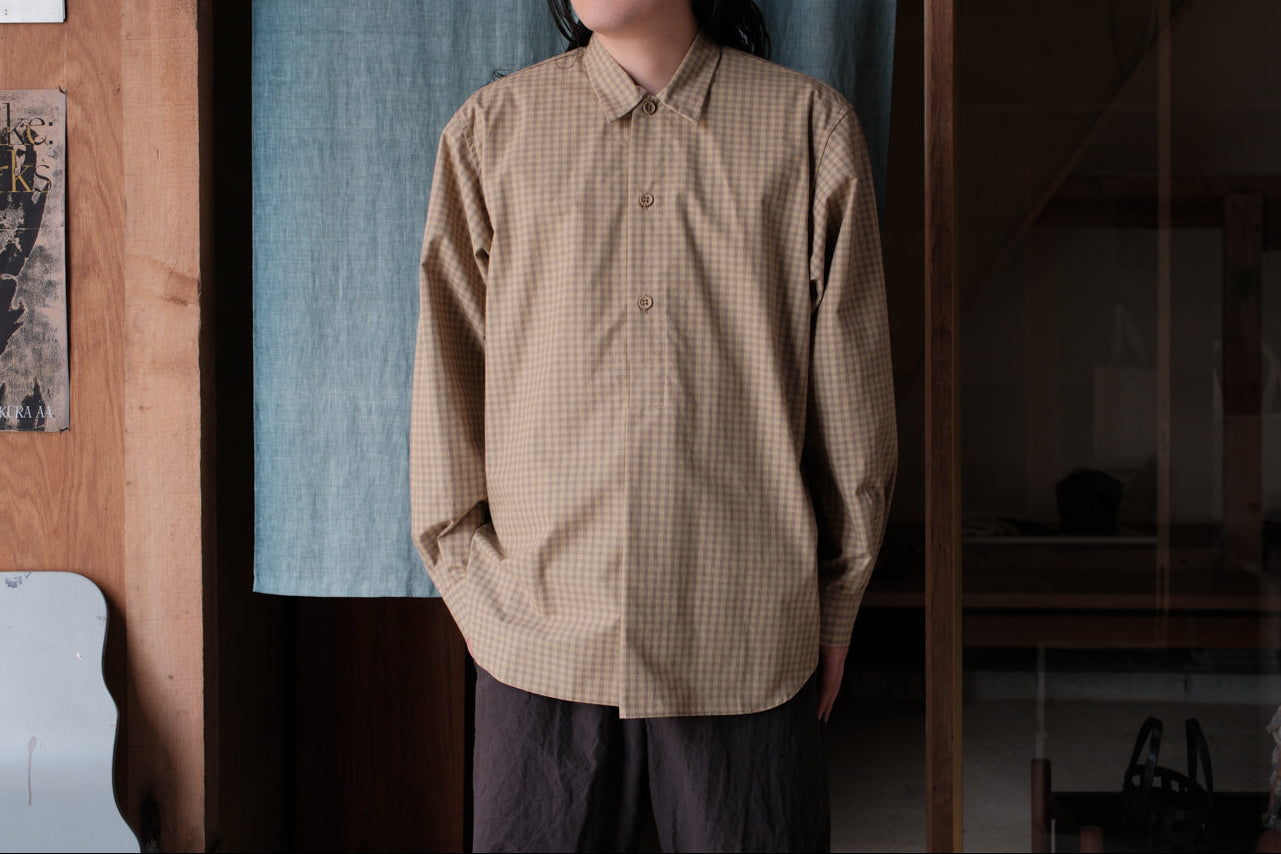 MAN-TLE　R20S2 Pullover Shirt Fencing Broadcloth