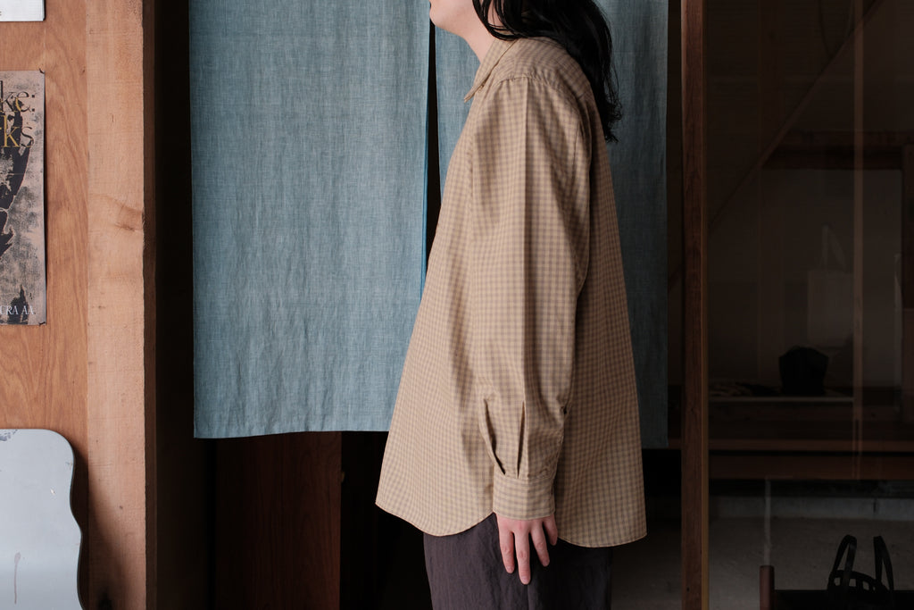 MAN-TLE　R20S2 Pullover Shirt Fencing Broadcloth