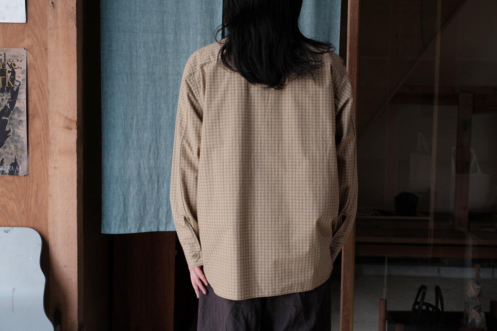 MAN-TLE　R20S2 Pullover Shirt Fencing Broadcloth