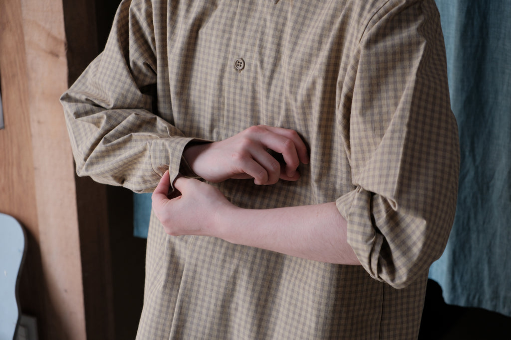 MAN-TLE　R20S2 Pullover Shirt Fencing Broadcloth