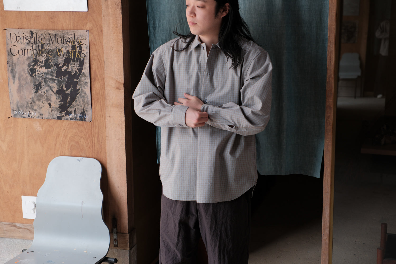 MAN-TLE　R20S2 Pullover Shirt Aerial Broadcloth