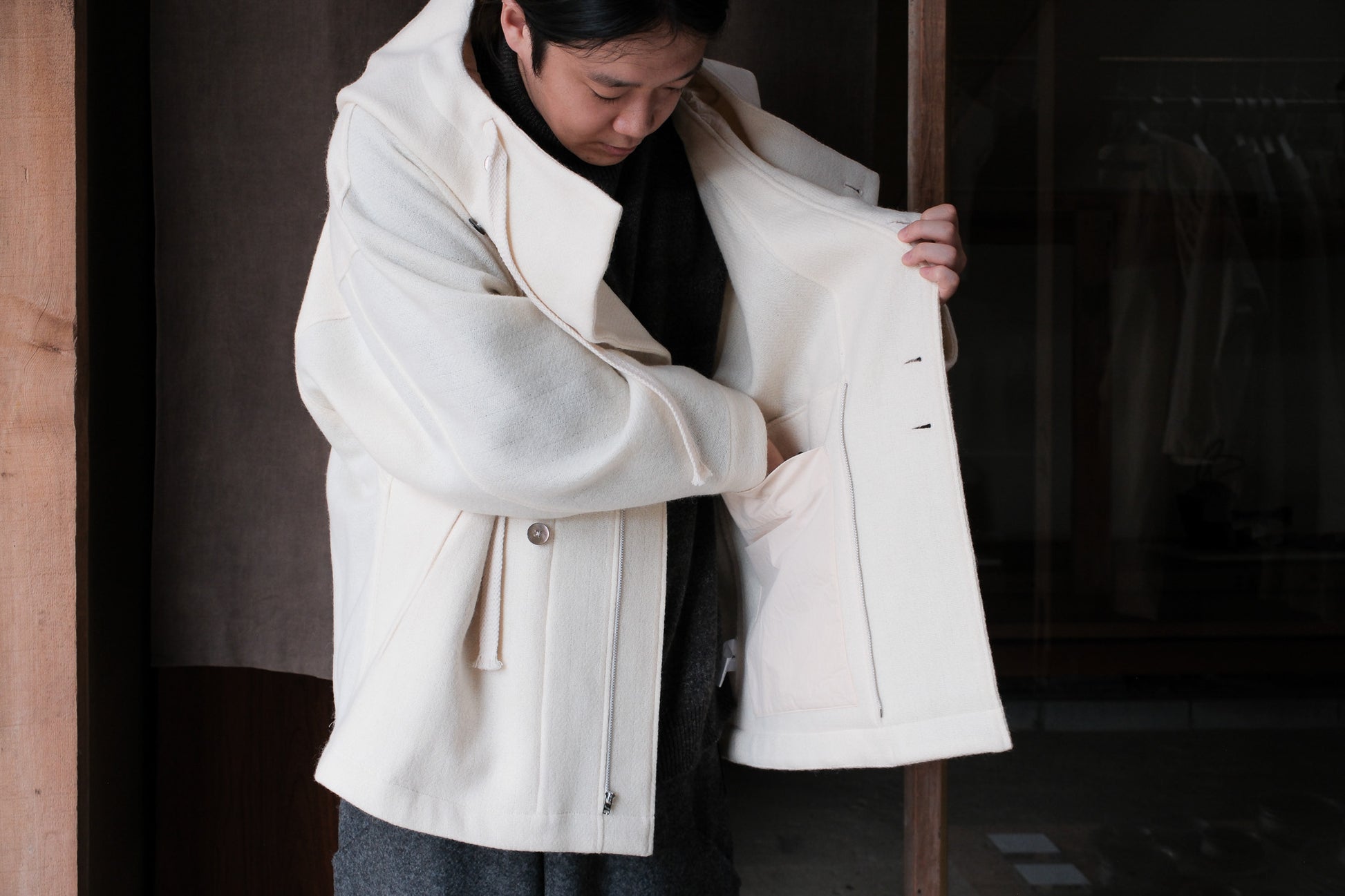 amachi.　Covered Jacket