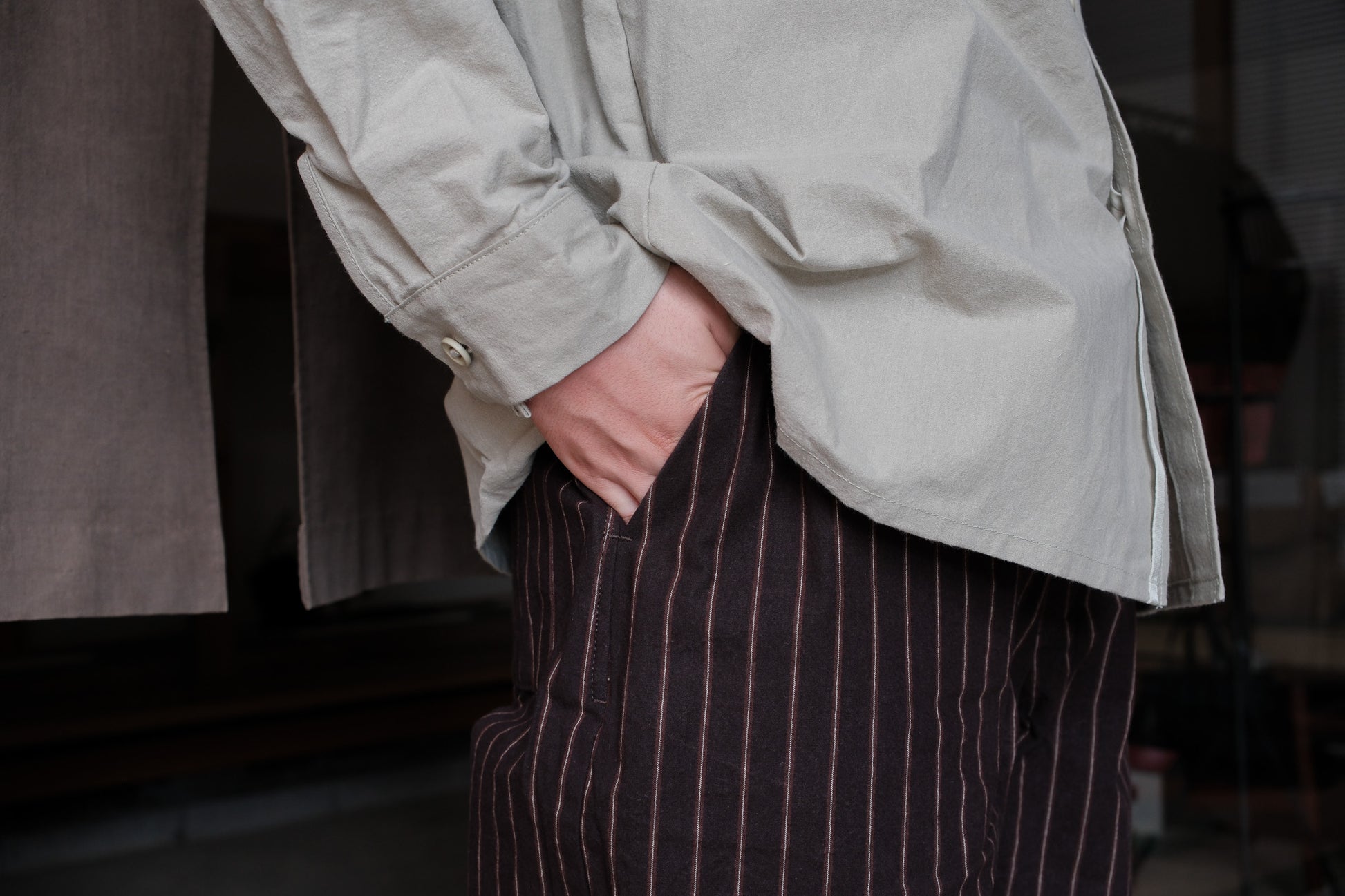 MAN-TLE  R19P4 "Wide Pants" Strata Wax