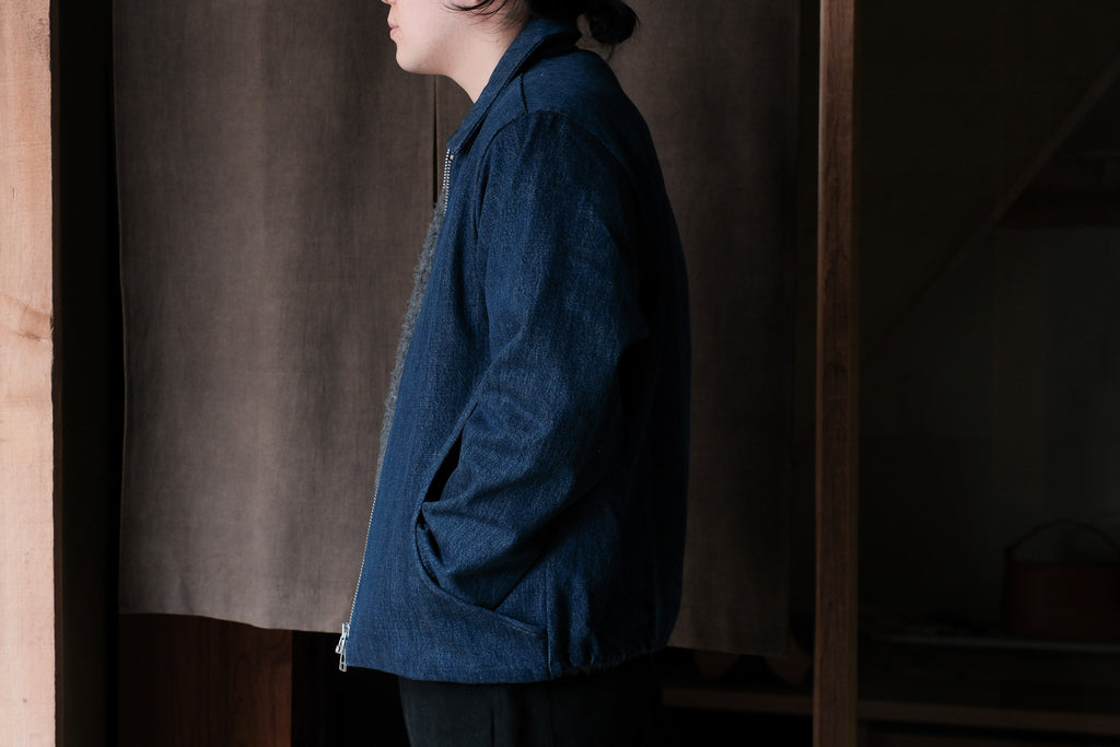 MAN-TLE  R19S3 "Scoop Shirt" Organic selvedge denim