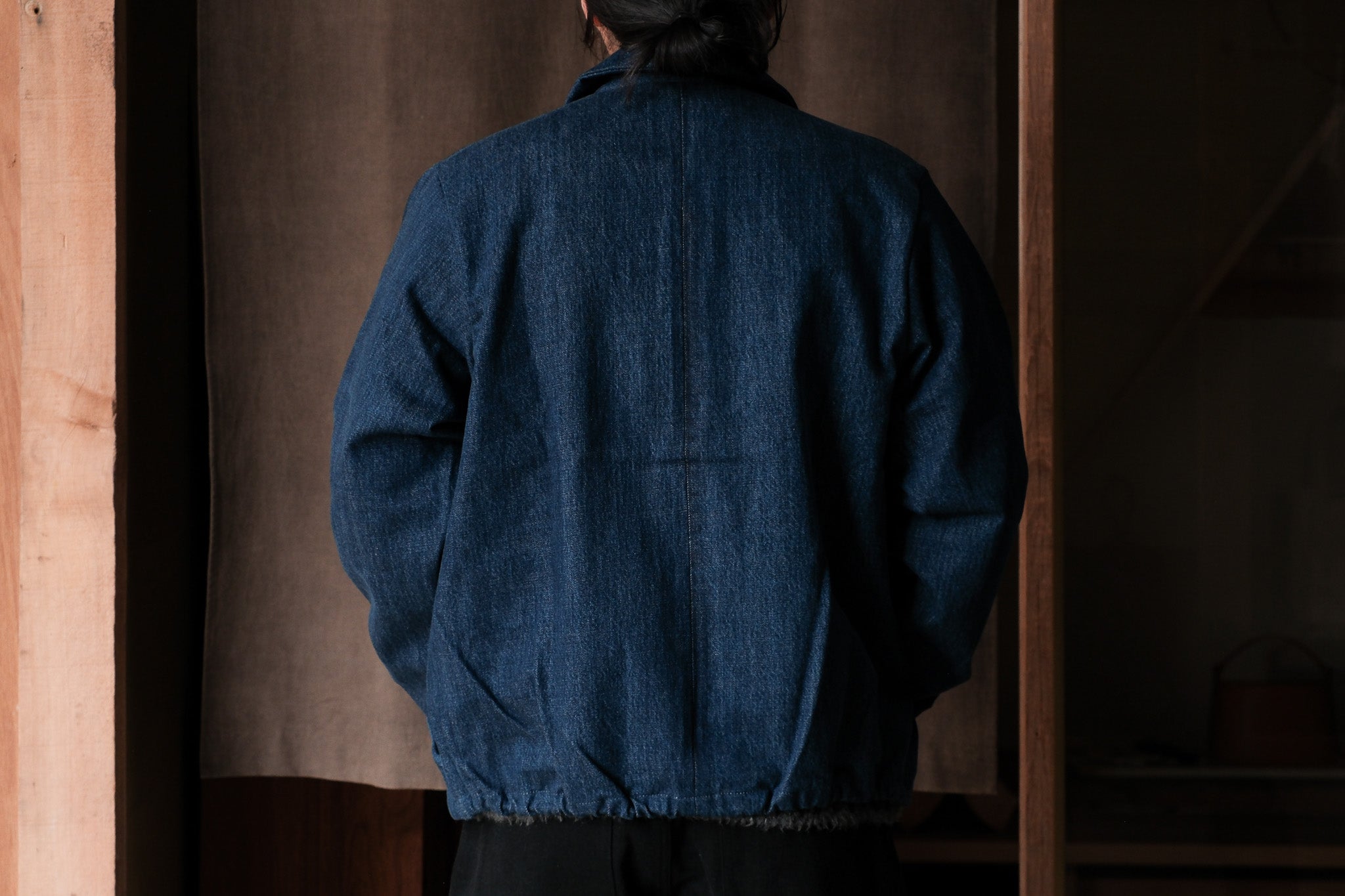 MAN-TLE  R19S3 "Scoop Shirt" Organic selvedge denim