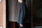 MAN-TLE  R19S3 "Boat Shirt" Granite Wool