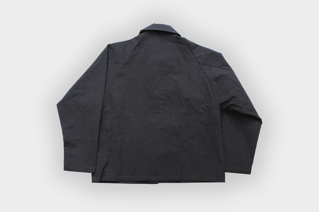 MAN-TLE  R19S3 "Boat Shirt" Granite Wool