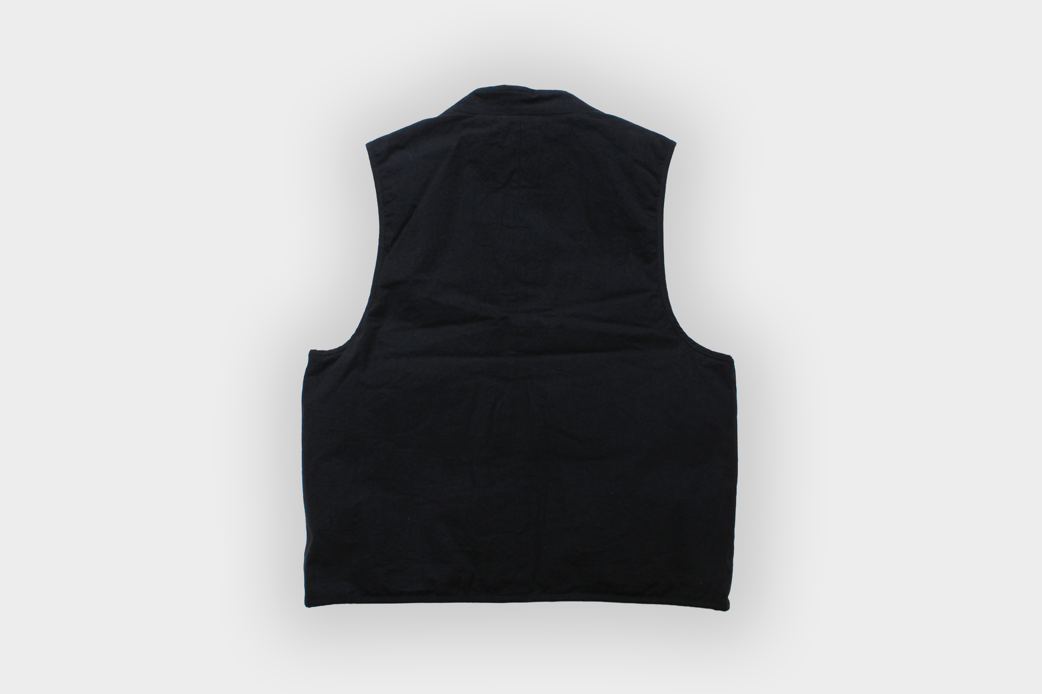 MAN-TLE  R19D5 "Down Shied Vest" Black Wax