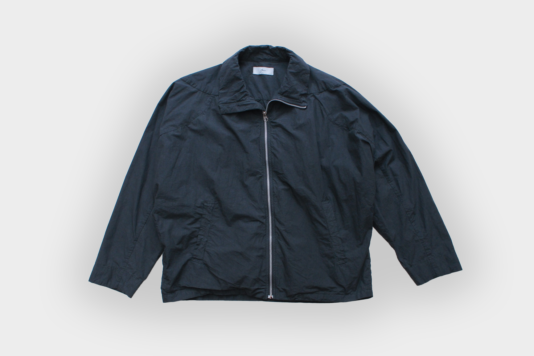 amachi.　Fabric Forming Balmacaan Jacket