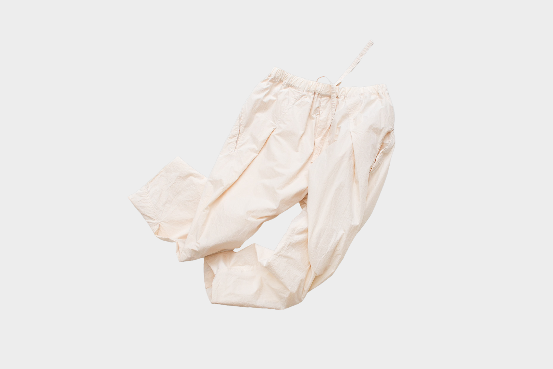 amachi.　Fabric Forming Twist Pants