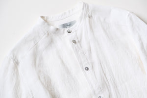 amachi. Side Slit Shirt Off White