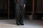 evan kinori　Two Pleat Pant Carbon Dyed Corduroy