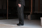 evan kinori　Two Pleat Pant Carbon Dyed Corduroy