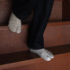 履物関づか 革足袋tanhi　Beige smooth  leather
