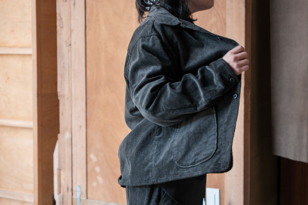 evan kinori　Three Pocket Jacket Cardon Dyed Corduroy