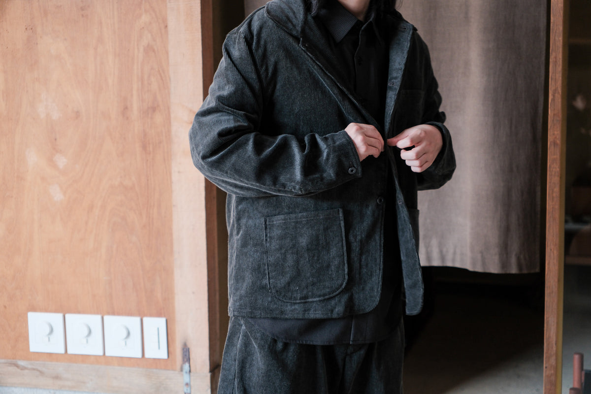 evan kinori　Three Pocket Jacket Cardon Dyed Corduroy