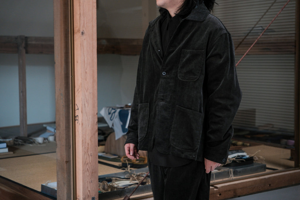 evan kinori　Three Pocket Jacket Cardon Dyed Corduroy