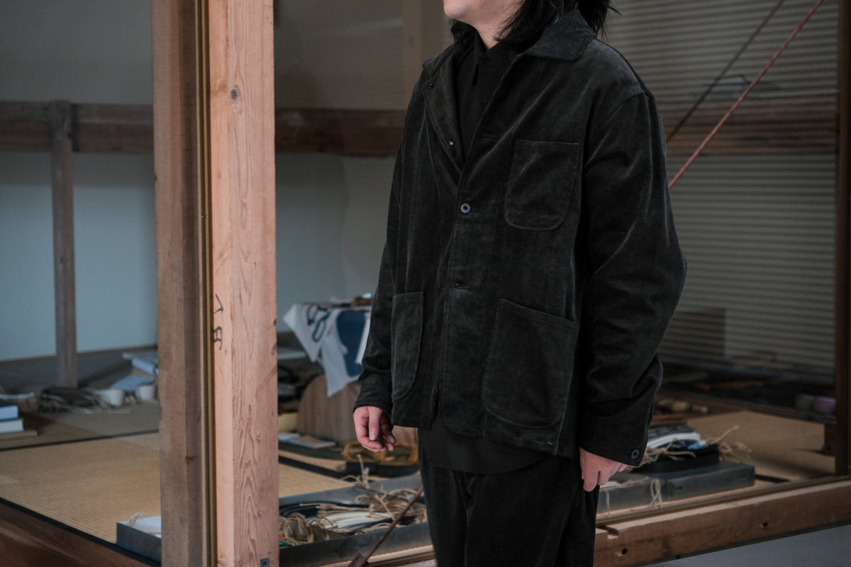 evan kinori　Three Pocket Jacket Cardon Dyed Corduroy