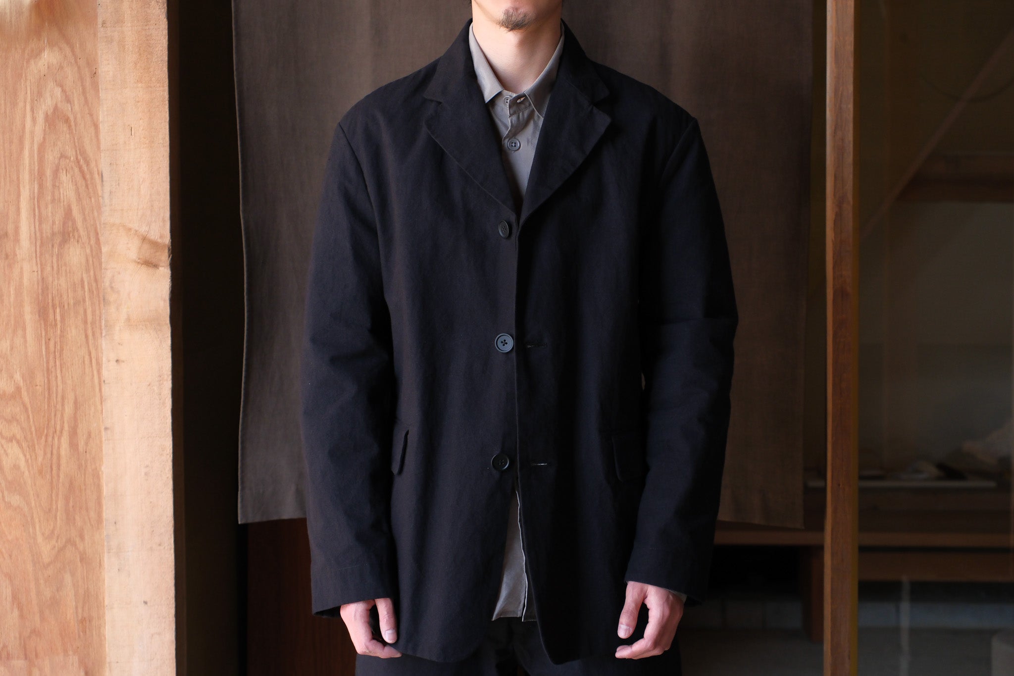 MAN-TLE JACKET-2 / TIMBER MOLESKIN ジャケット Germany】Double