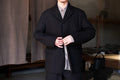 MAN-TLE JACKET R16Y2 Black Wax 