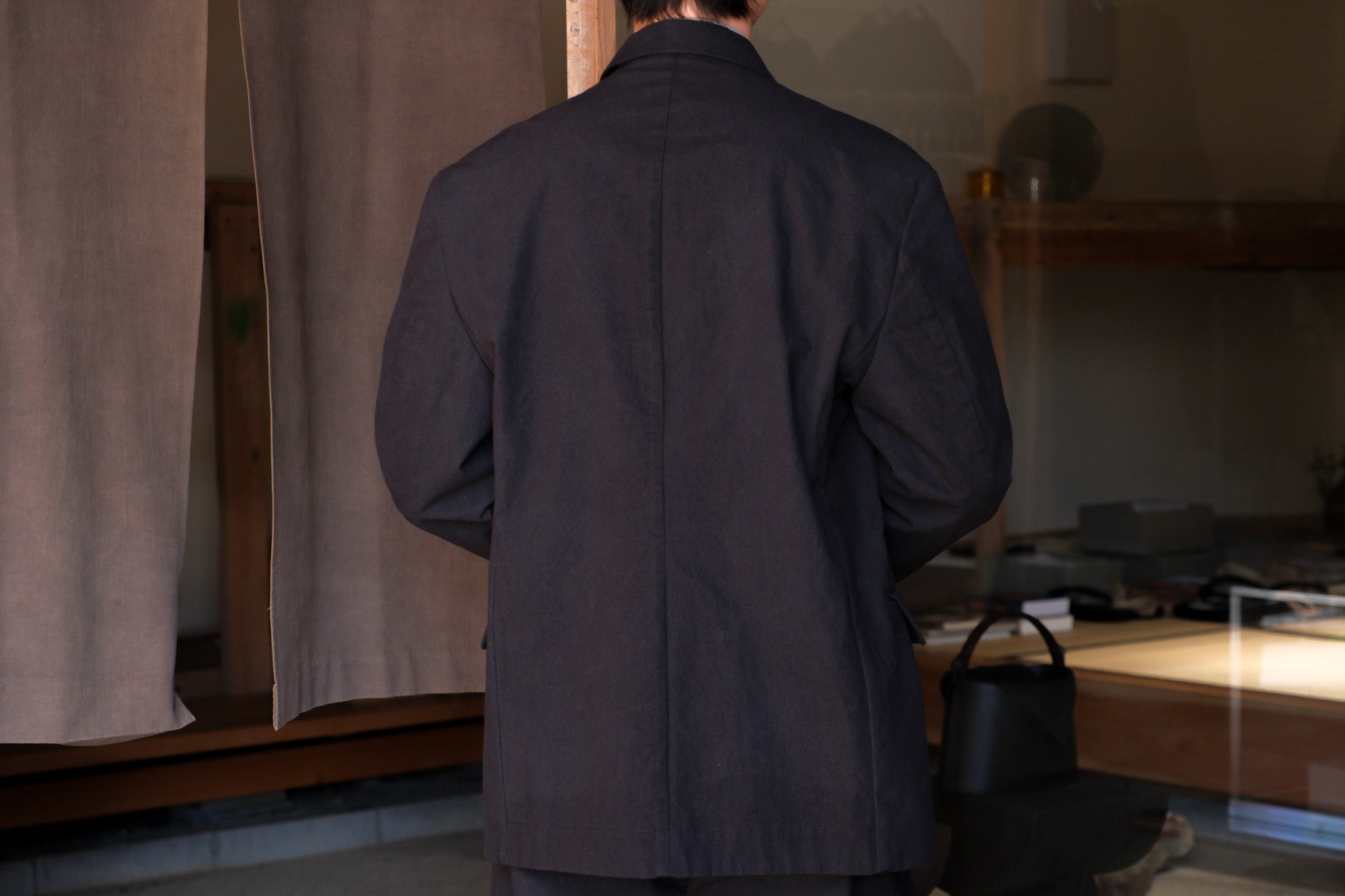 MAN-TLE JACKET R16Y2 Black Wax – 履物関づか 岩倉AA Online Store