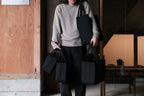 CHACOLI　Frame tote  BLK