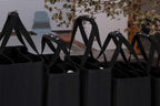 CHACOLI　Frame tote  BLK