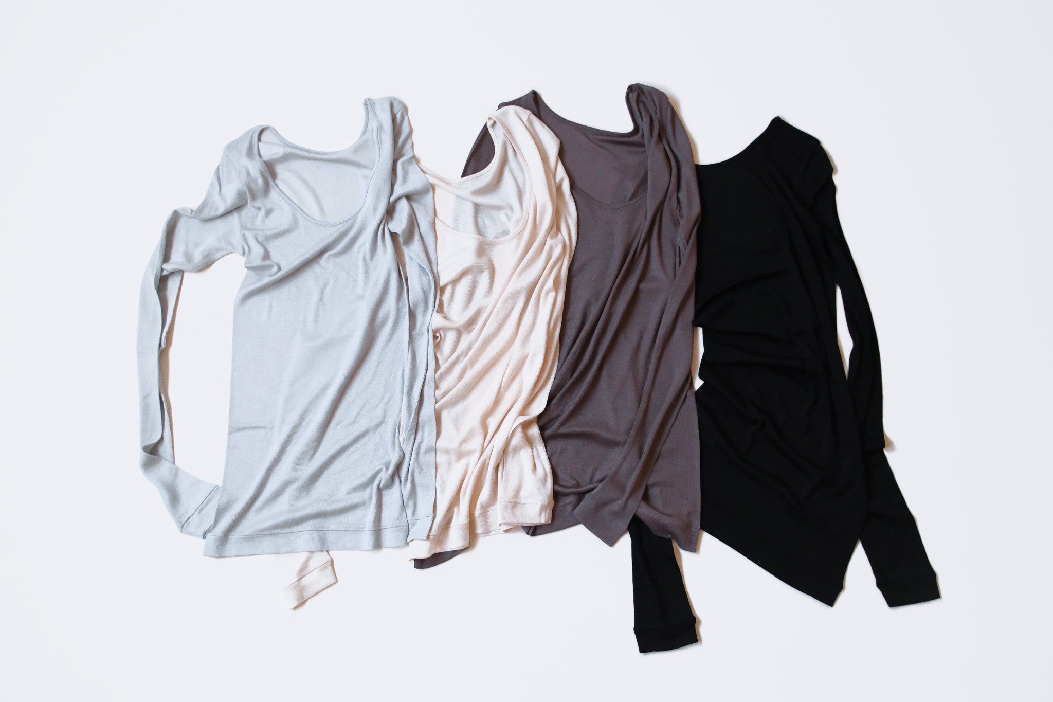MALU OLIVIA - Deep U-neck long sleeve – 履物関づか 岩倉AA Online Store