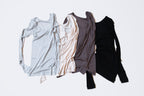 MALU OLIVIA - Deep U-neck long sleeve
