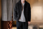evan kinori　Three Pocket Jacket Brushed Wool Coating