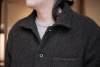 evan kinori　Three Pocket Jacket Brushed Wool Coating