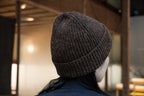 evan kinori　Knit Hat Top Dyed Wool