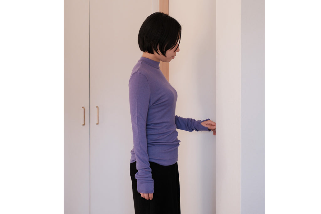 MALU GIA -Mock neck long sleeve-