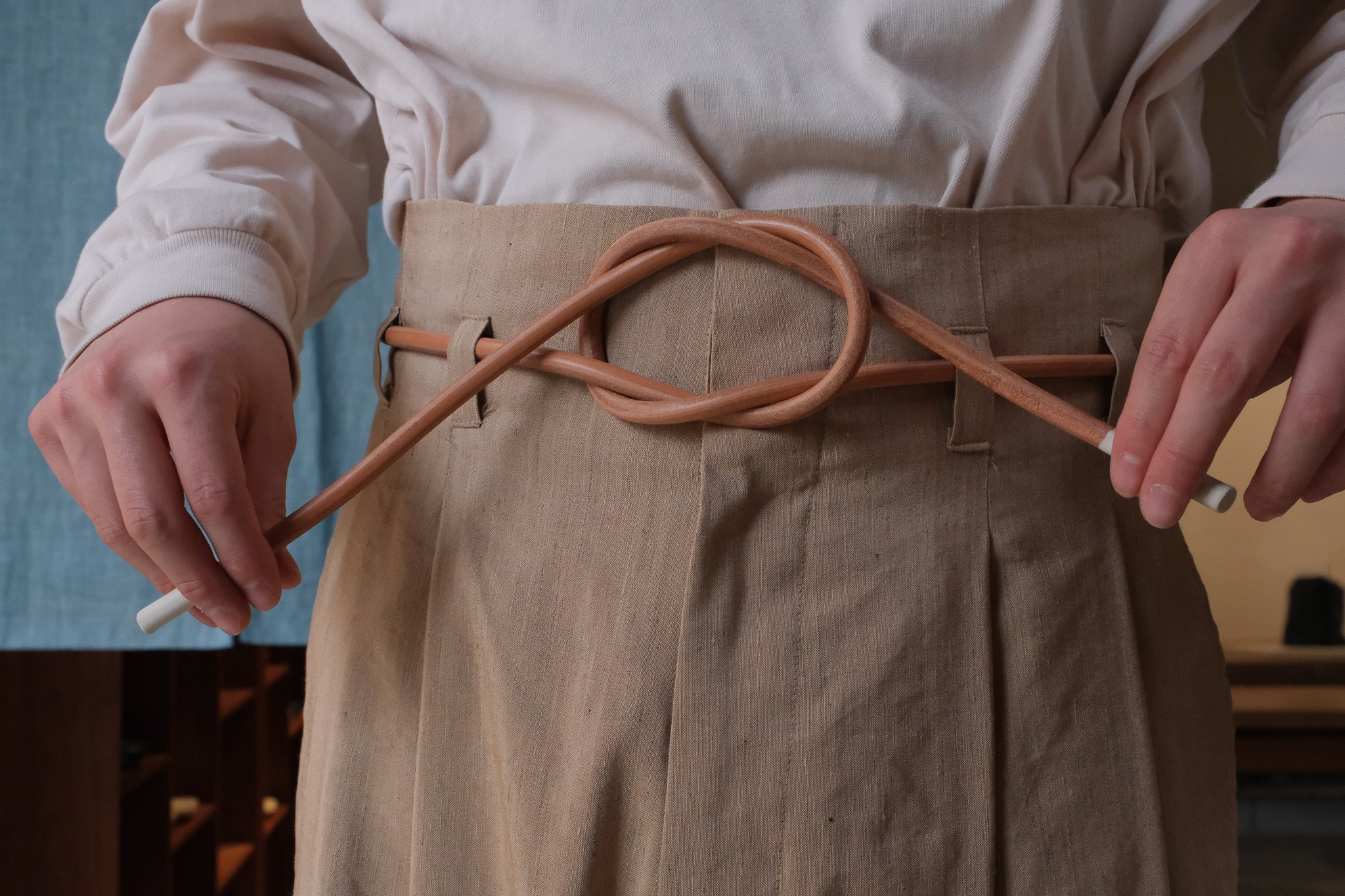 amachi.　Belted Baggy