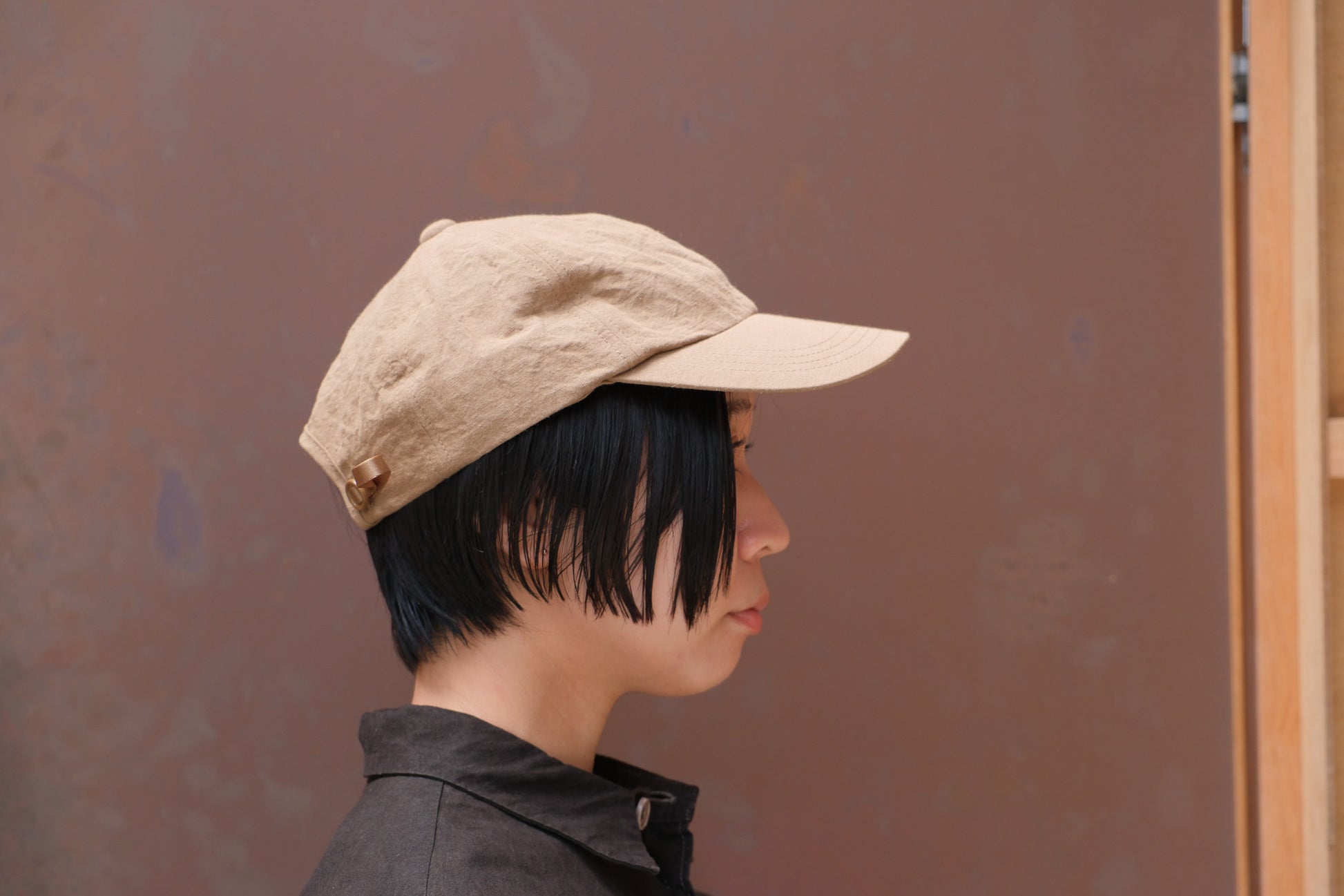 MAN-TLE　R18C1 "Shallow Cap" Reed Linen