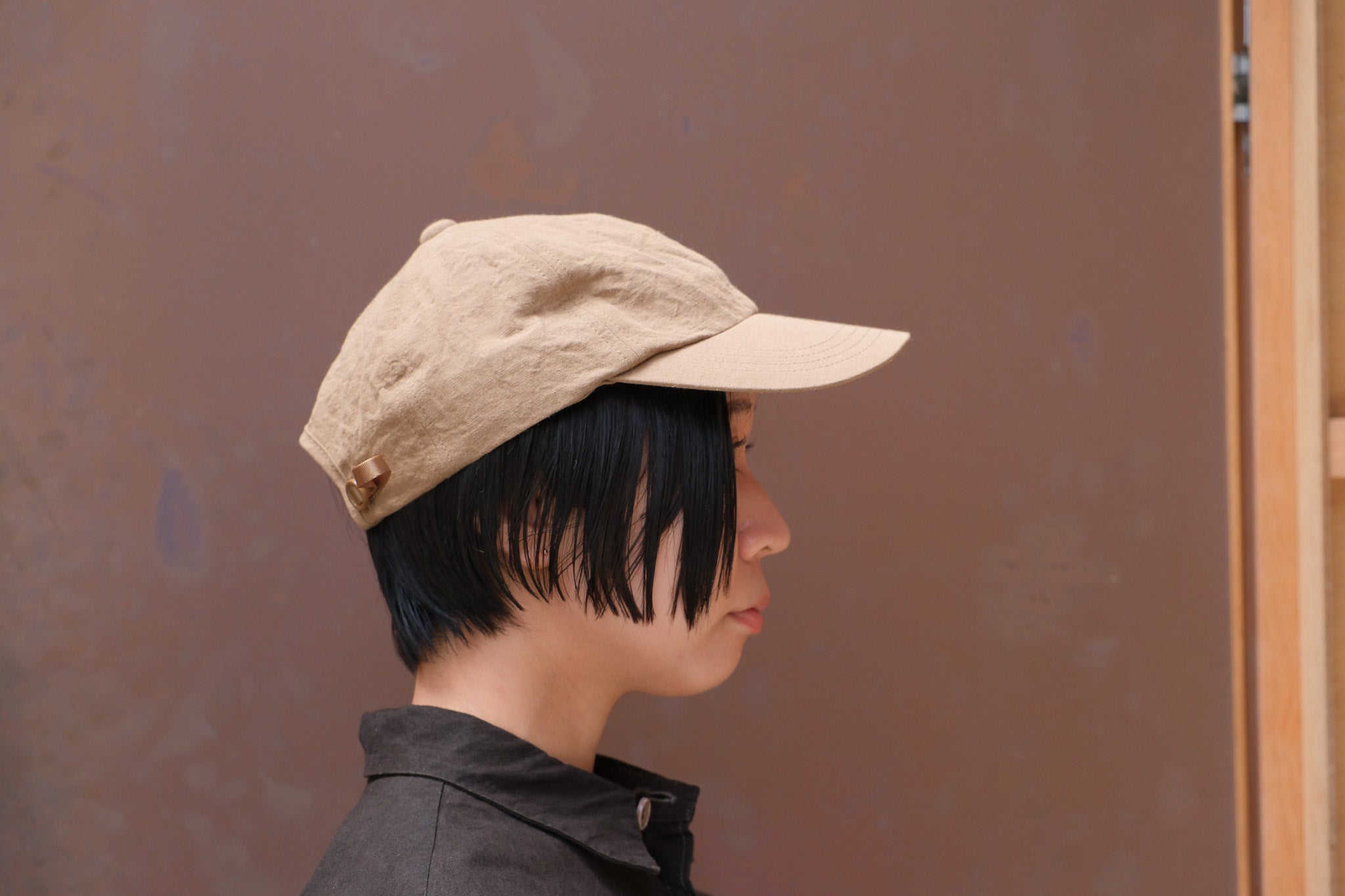 MAN-TLE　R18C1 "Shallow Cap" Reed Linen