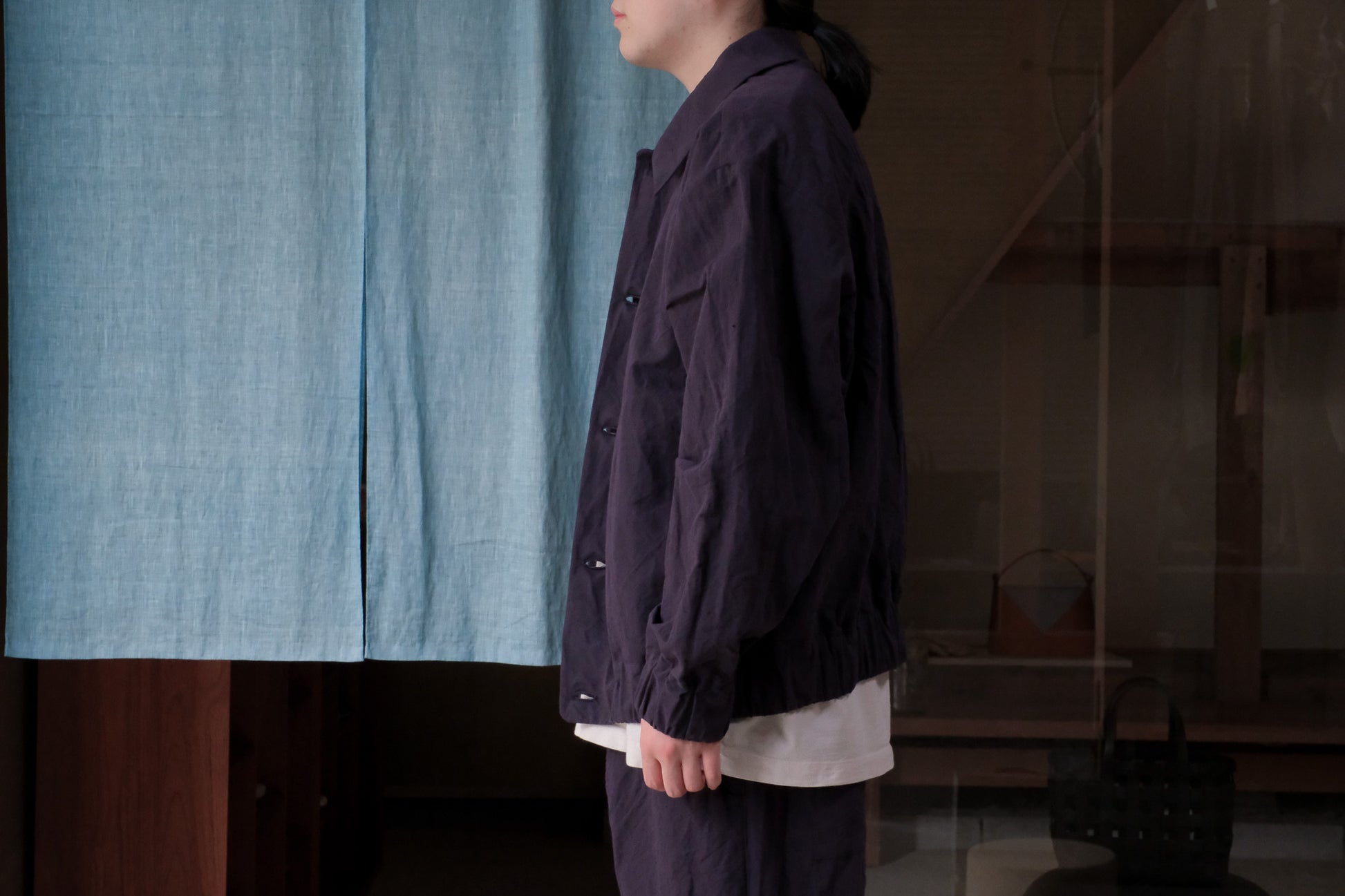 MAN-TLE R18S3 "Gum Shirt" Rock Linen
