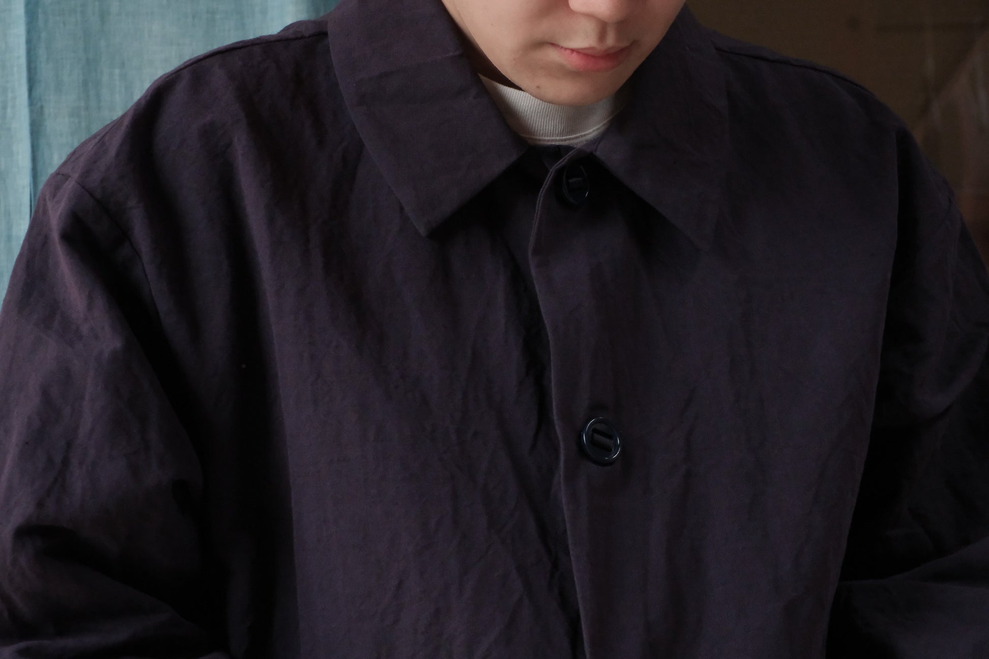 MAN-TLE R18S3 "Gum Shirt" Rock Linen