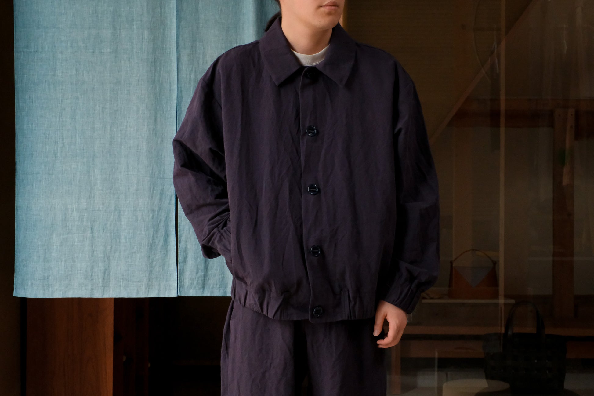 MAN-TLE R18S3 "Gum Shirt" Rock Linen