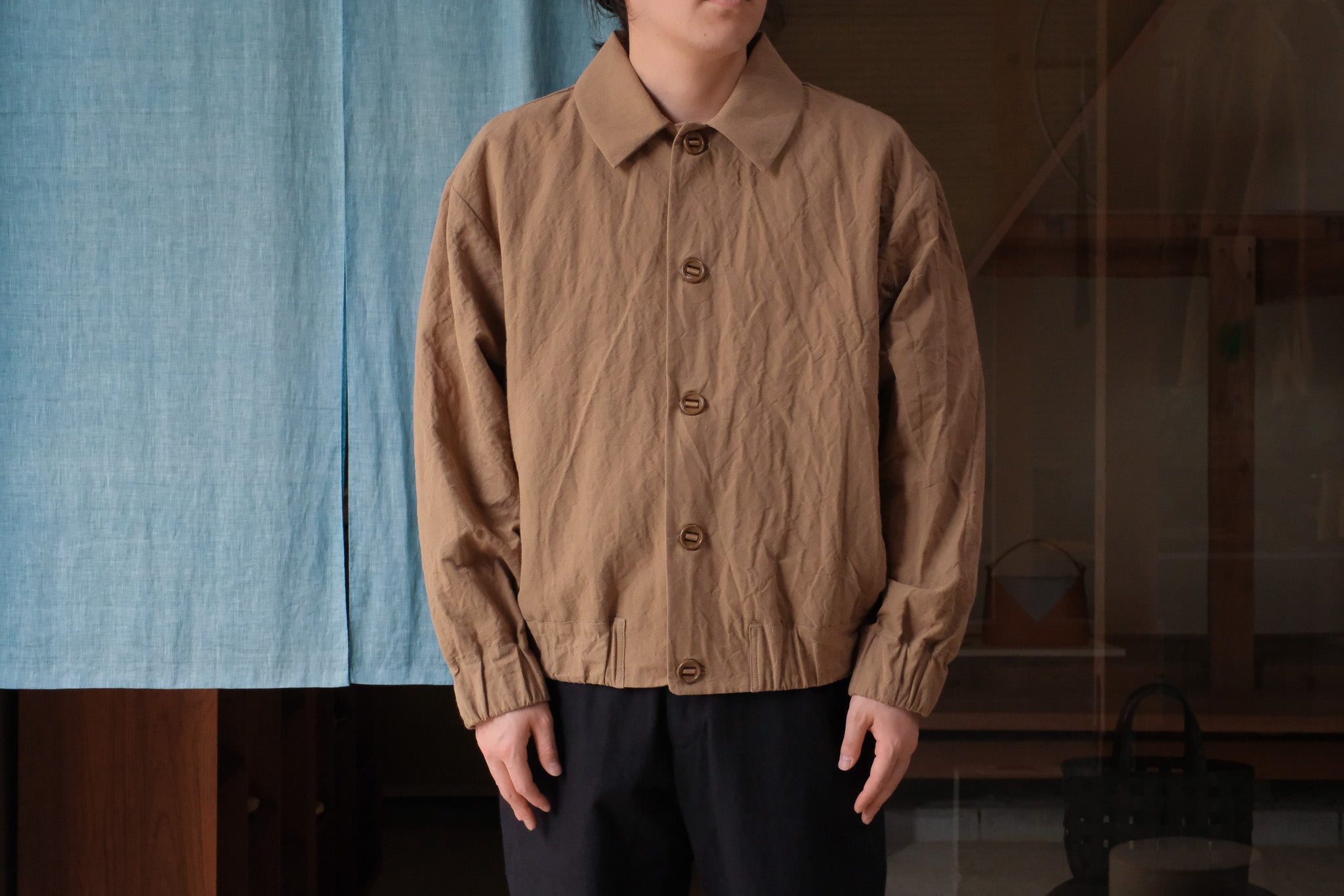 MAN-TLE R18S3 "Gum Shirt" Reed Linen