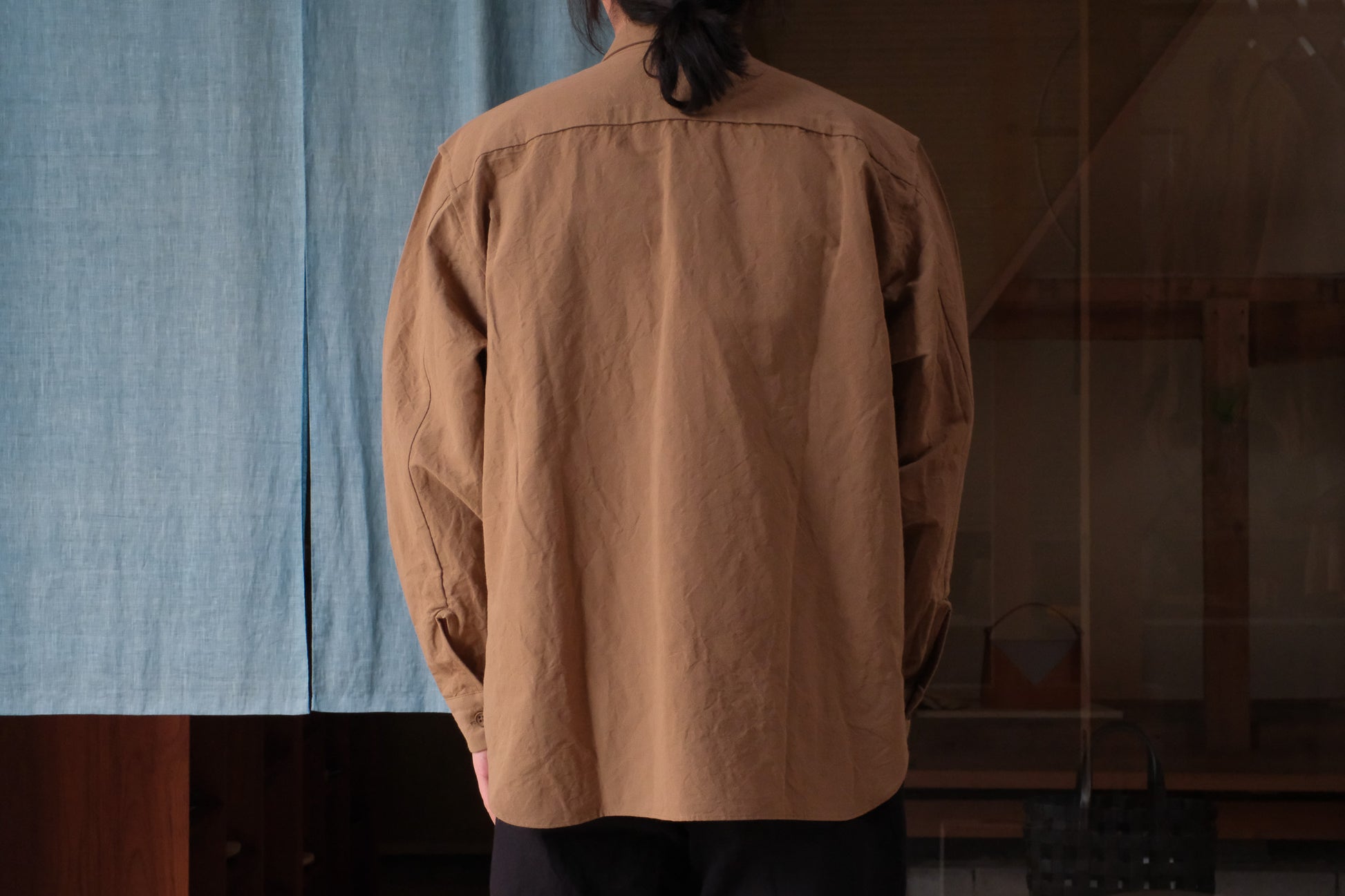MAN-TLE R18S8 "Weather Shirt" Reed Linen